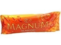 Inghetata vanilie cu glazura ciocolata si Migdale Almond Magnum Algida